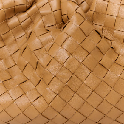 Bottega Veneta Nappa Maxi Intrecciato The Pouch Oversized Clutch Caramel 8 of 10