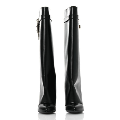 Givenchy Calfskin Shark Lock Pant Boots 40.5 Black 3 of 14