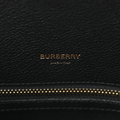 Burberry Grainy Calfskin Small Title Bag Black 8 of 10