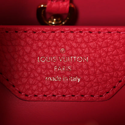 Louis Vuitton Taurillon Capucines PM Black Rose Berlingot 6 of 9