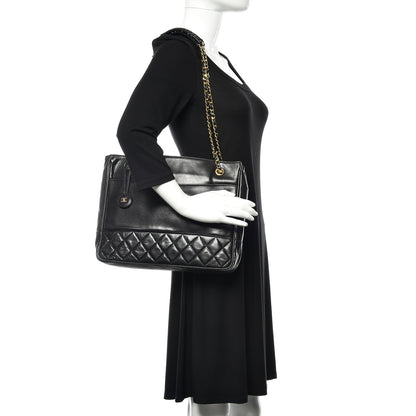 Chanel Lambskin Quilted Shoulder Bag Black 2 of 11