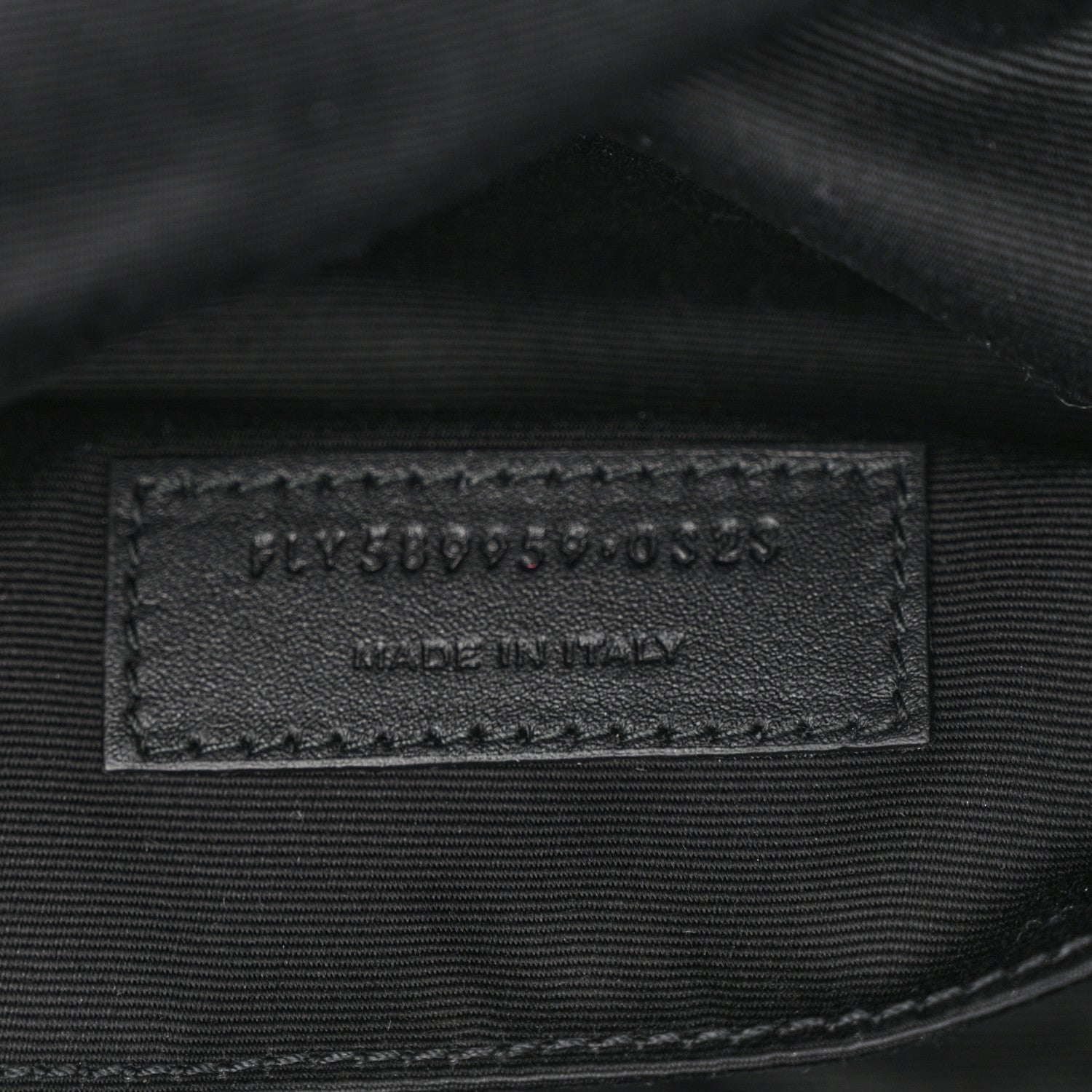 Saint Laurent Grain De Poudre Monogram Belt Bag Black 7 of 14