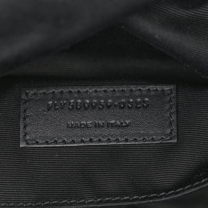 Saint Laurent Grain De Poudre Monogram Belt Bag Black 7 of 14