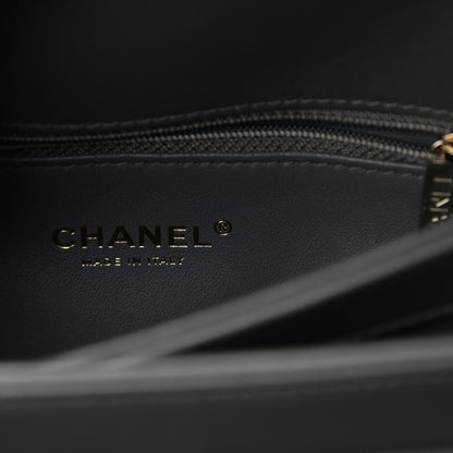 Chanel Lambskin Quilted Small Trendy CC Dual Handle Flap Bag Dark Grey 5 of 14