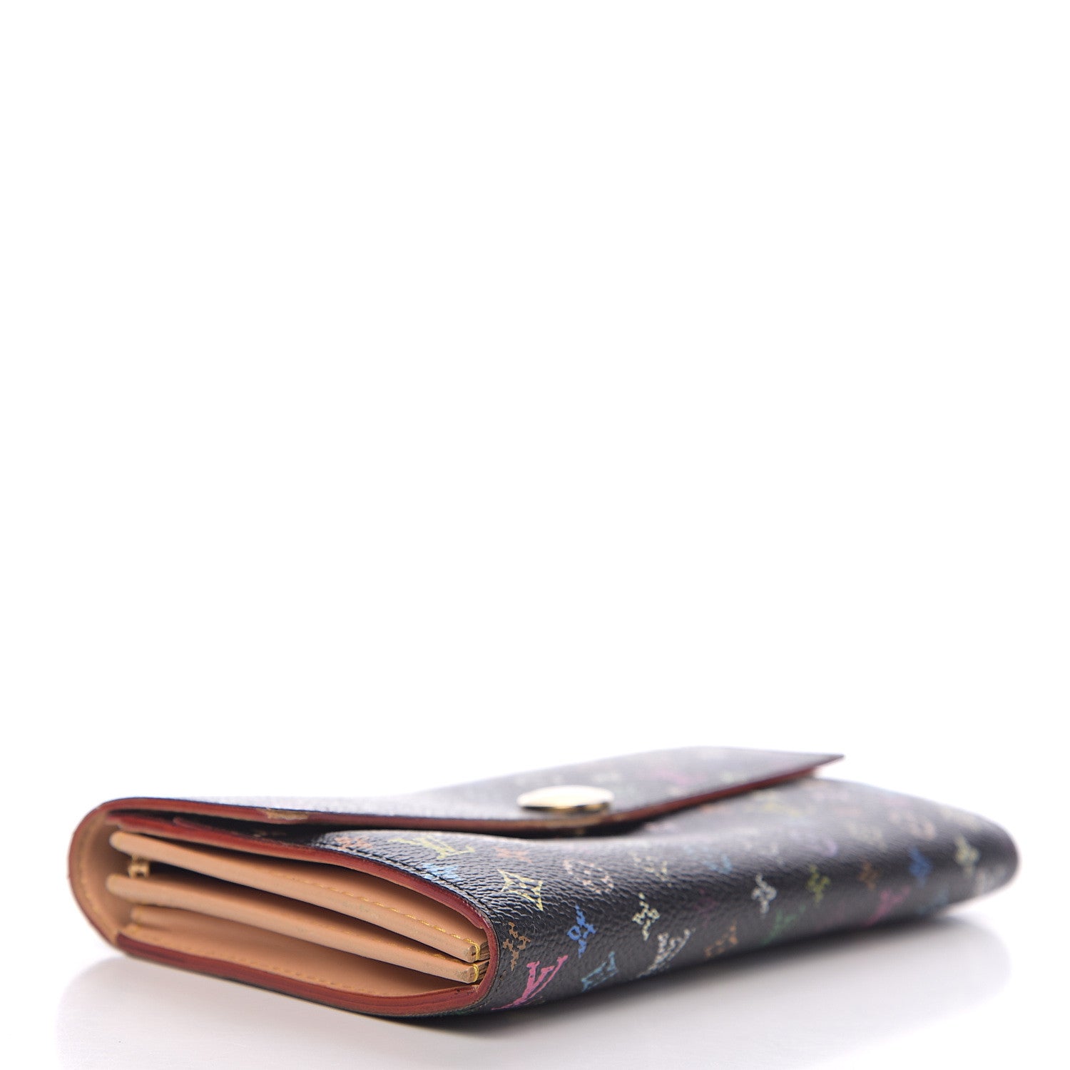 Louis Vuitton Monogram Multicolor Sarah Wallet Black Grenade 3 of 11