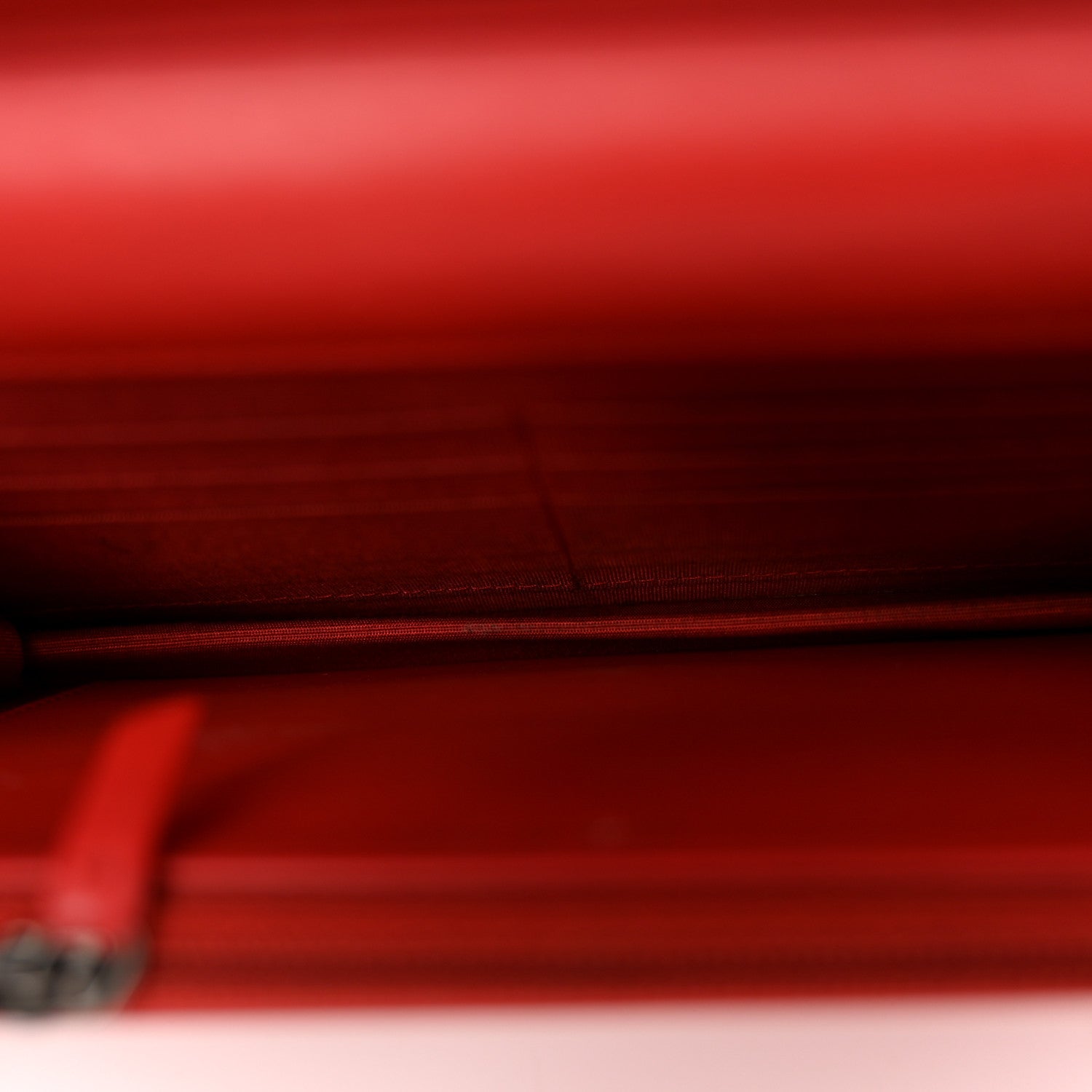 Chanel Caviar Timeless CC Wallet on Chain WOC Red 5 of 12
