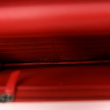 Chanel Caviar Timeless CC Wallet on Chain WOC Red 5 of 12