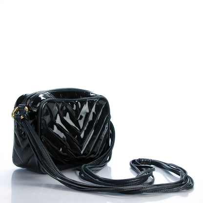 Chanel Patent Tassel Small Camera Case Black 4 of 8