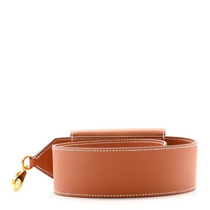 Hermes Swift Epsom Pocket Kelly Shoulder Strap Gold 2 of 4