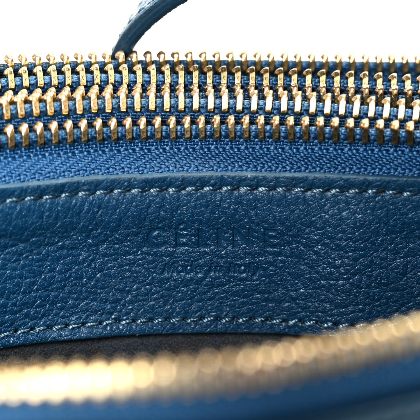 Goatskin Small Trio Crossbody Bag Blue