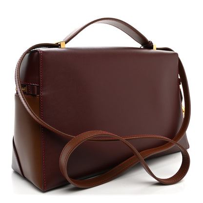 Loro Piana Smooth Calfskin Extra Bag L27 Burnt Tan Oxblood 3 of 9