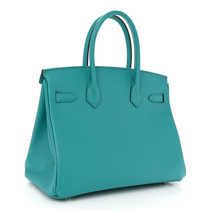 Hermes Epsom BIRKIN 30 Bleu Paon 3 of 13