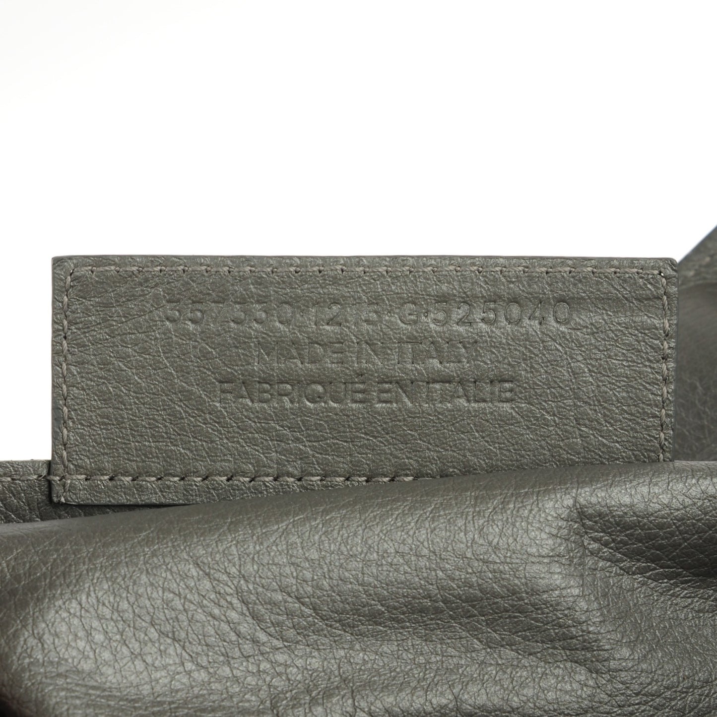 Calfskin Papier A5 Zip Around Tote Metal Grey