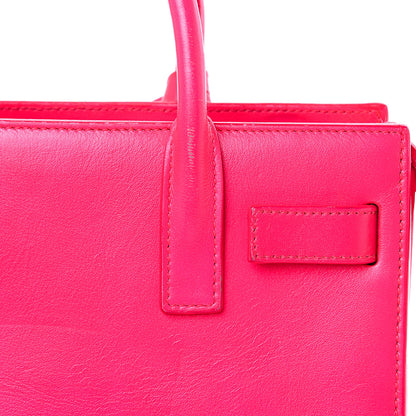 Saint Laurent Calfskin Nano Sac De Jour Fluo Pink 11 of 20