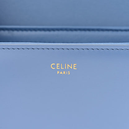 Celine Shiny Calfskin Teen Triomphe Azure 9 of 11