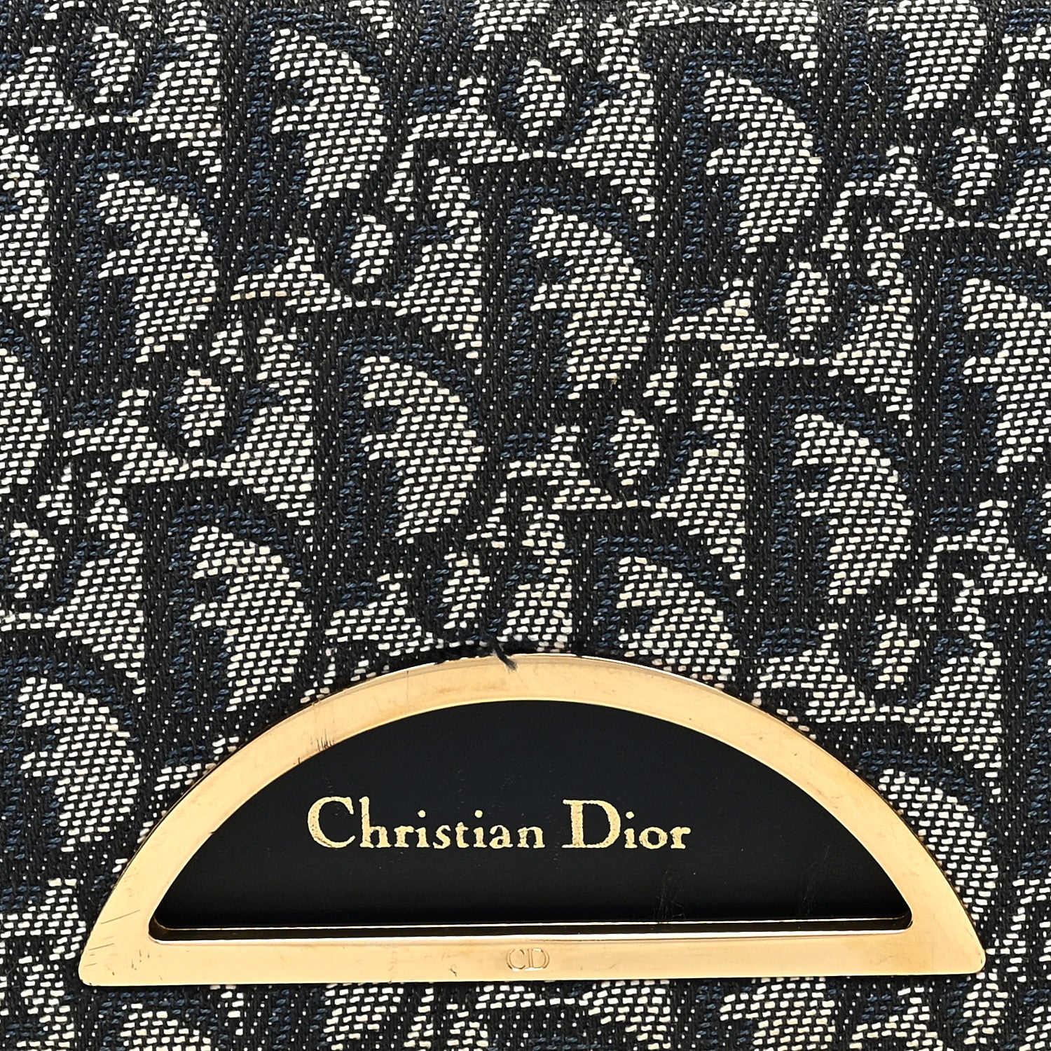 Christian Dior Monogram Malice Shoulder Bag Dark Blue 8 of 10