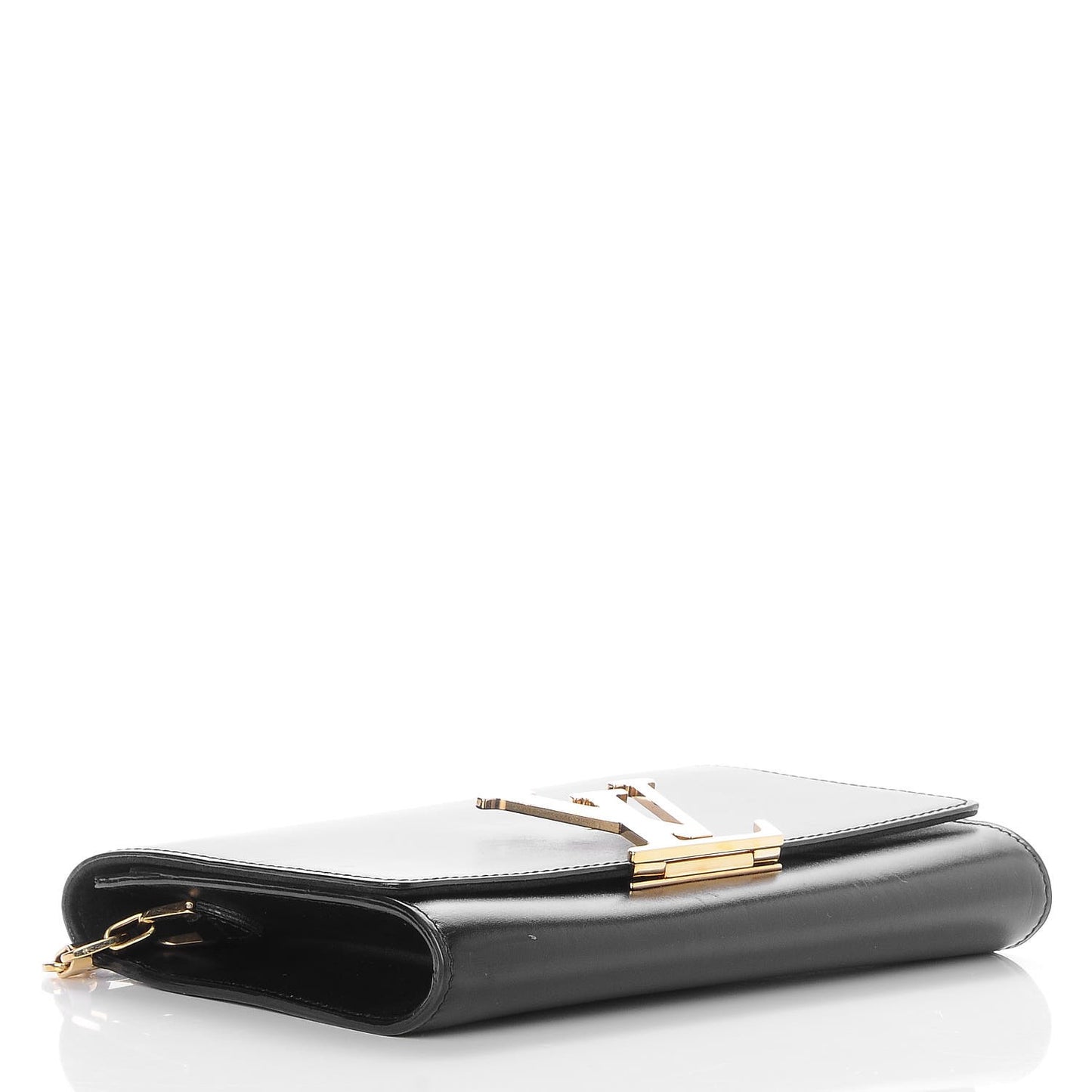 Calfskin Chain Louise GM Black