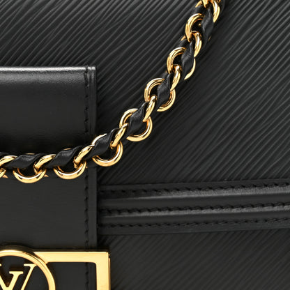 Louis Vuitton Epi Dauphine MM Black 7 of 14