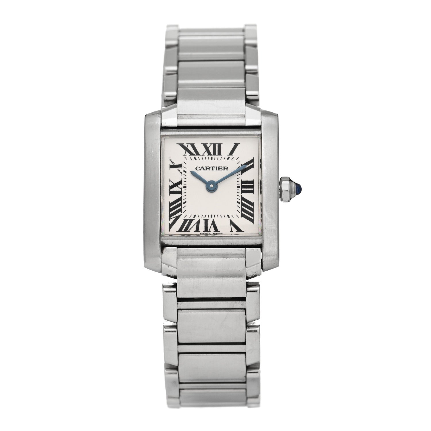 Cartier Stainless Steel 20mm Tank Francaise Quartz Watch 1 of 4