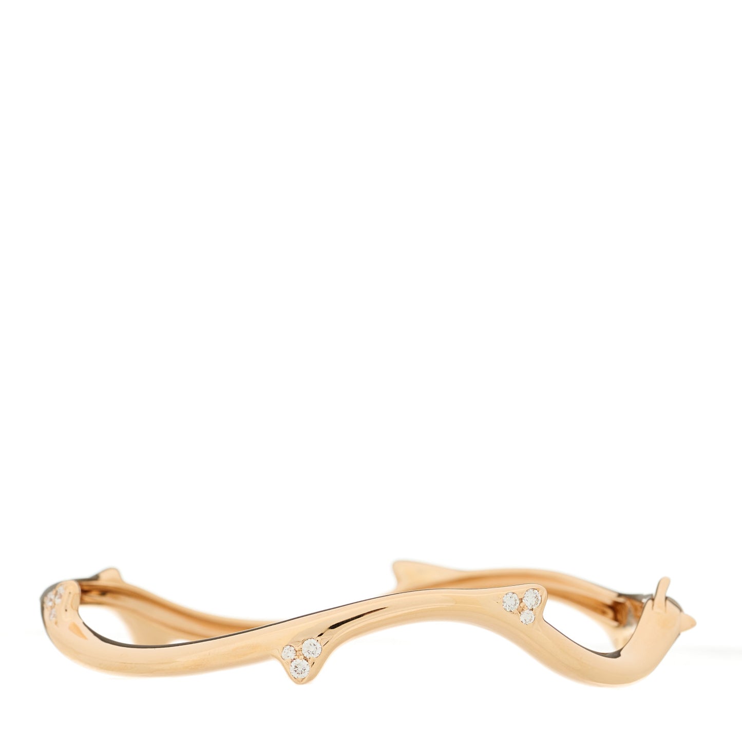 18K Rose Gold Diamond Bois de Rose Bracelet