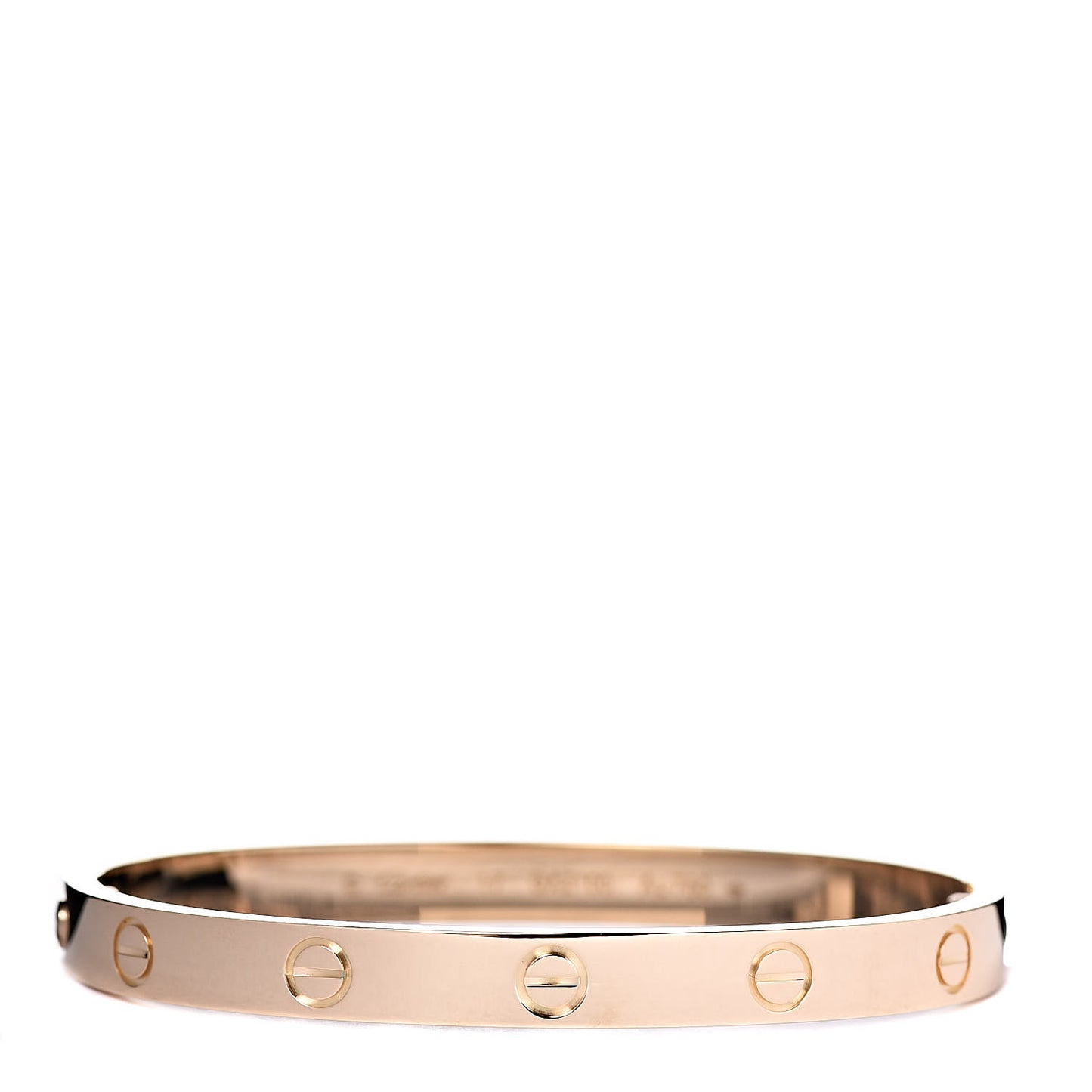 18K Yellow Gold LOVE Bracelet 17