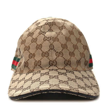 Gucci Monogram Web Baseball Hat XL Beige Cocoa 2 of 8