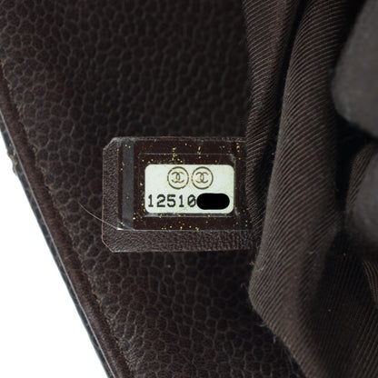 Chanel Caviar Quilted Grand Shopping Tote GST Dark Brown 7 of 10