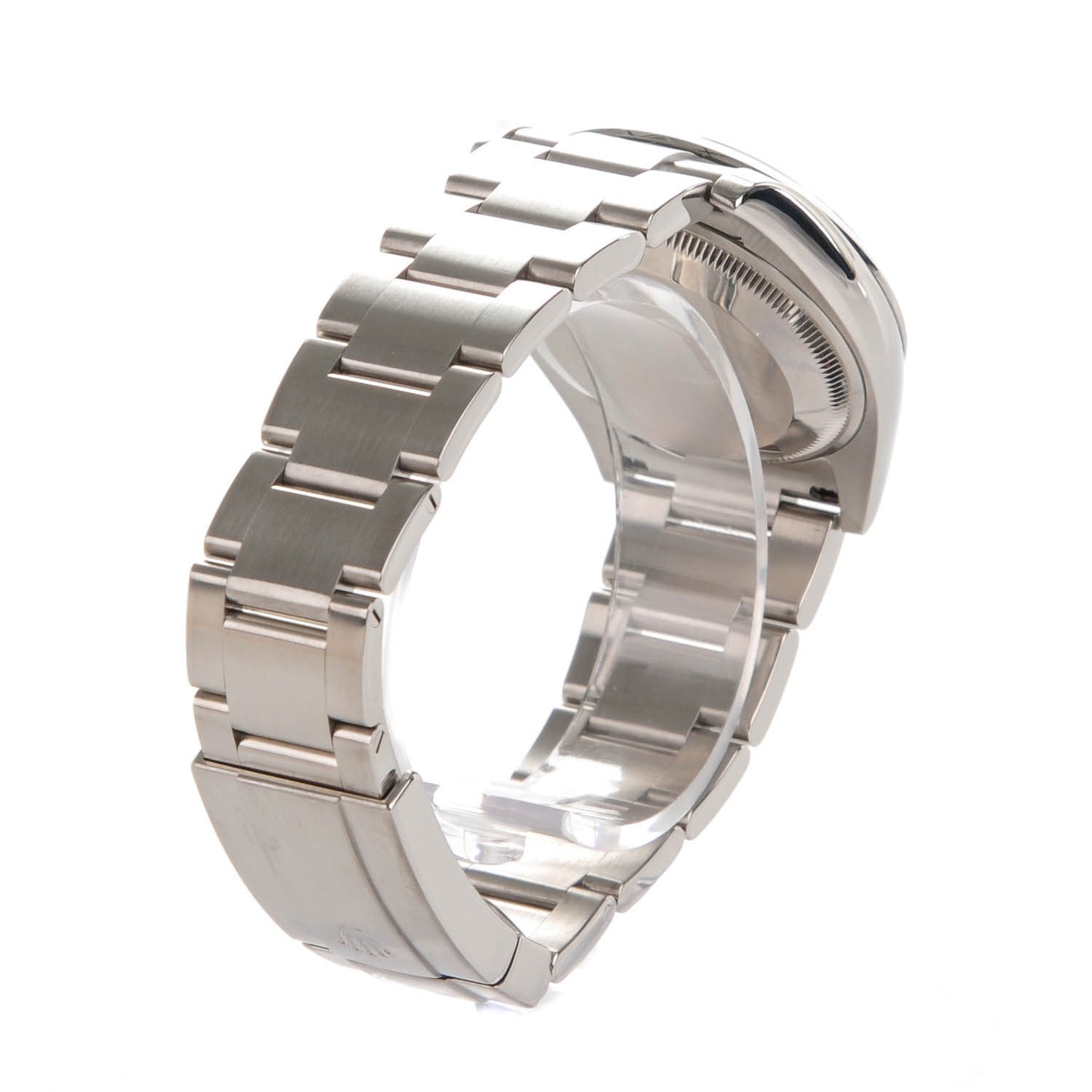 Stainless Steel 34mm Oyster Perpetual Air-King Watch Blue Index 114200