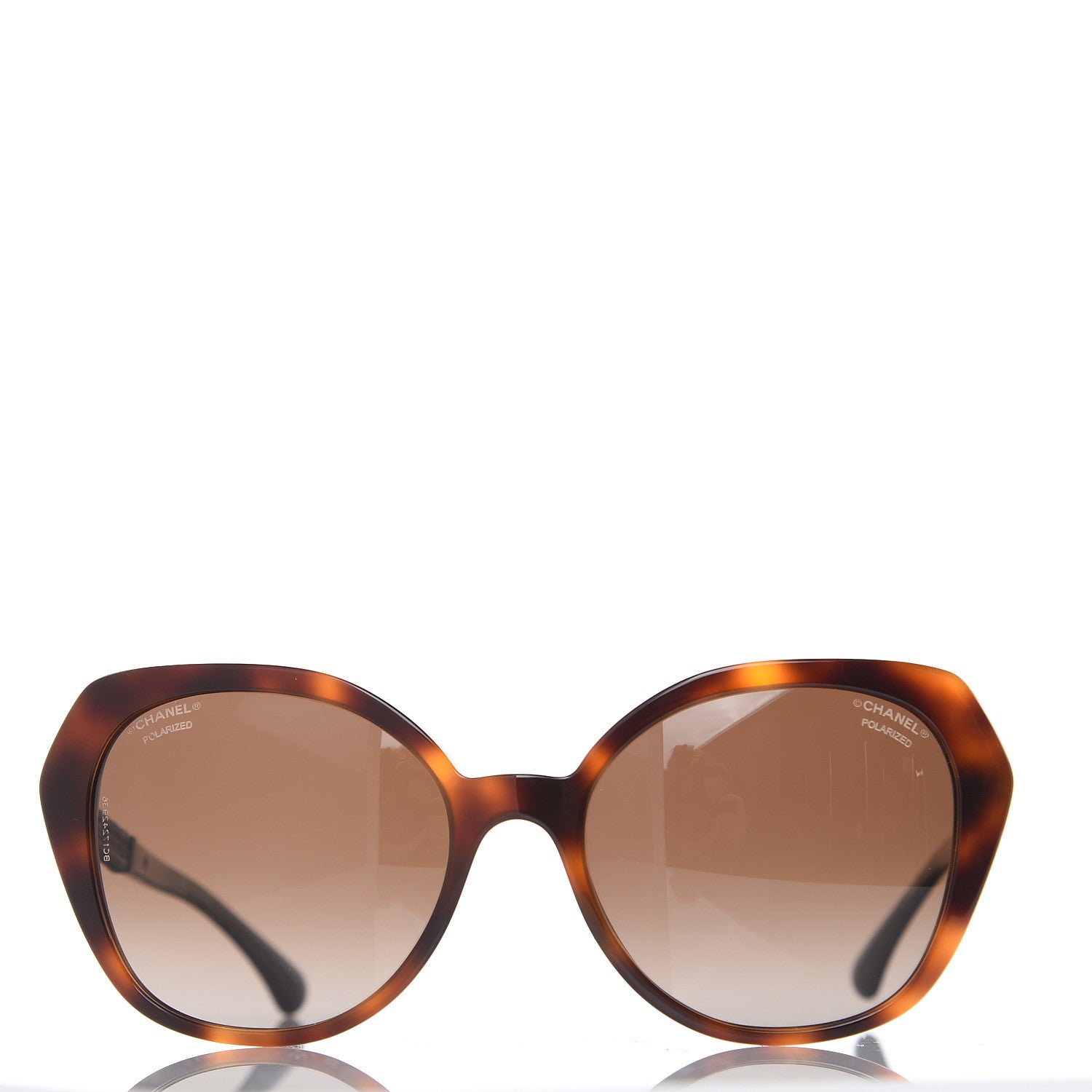 Chanel Acetate Cat Eye 5375 Sunglasses Tortoise 3 of 8