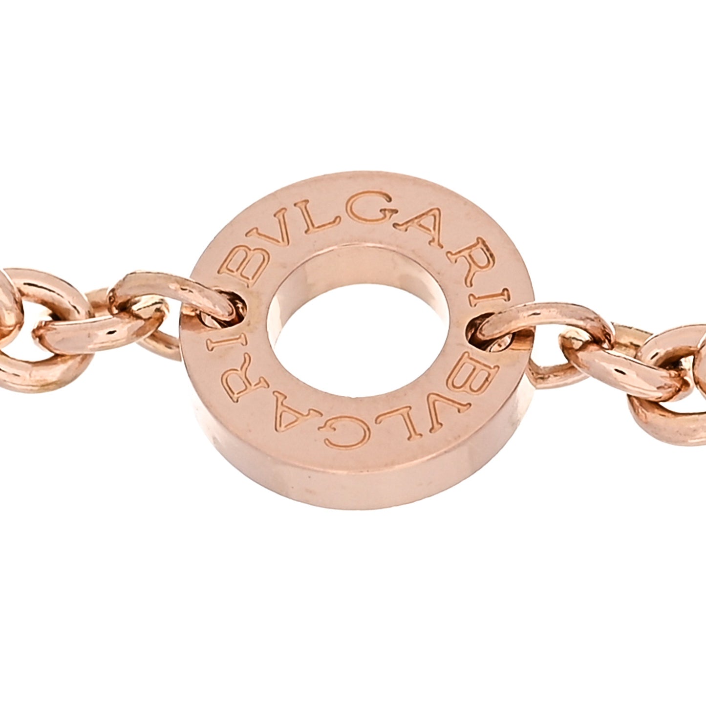 18K Rose Gold Multi Gemstone Bvlgari Bvlgari Bracelet ML