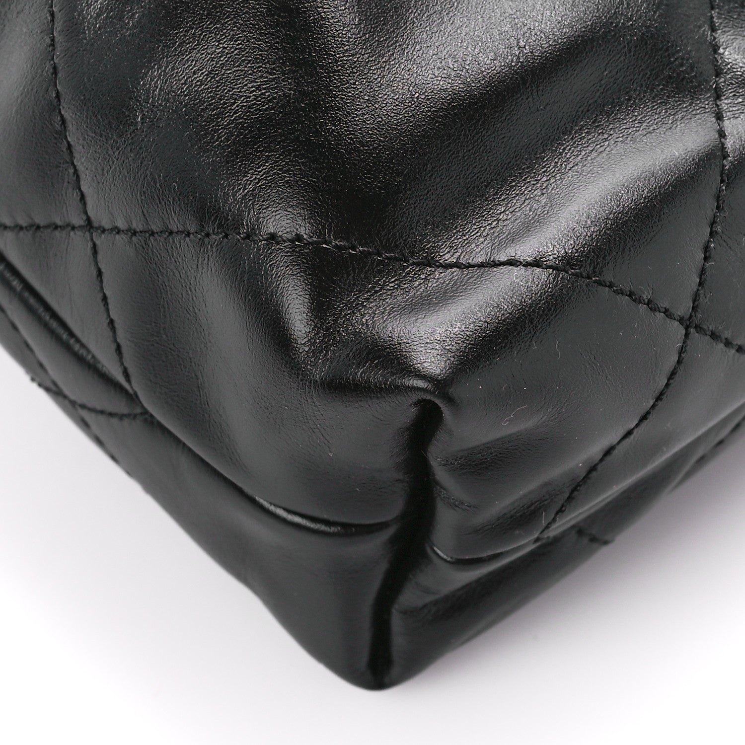 Chanel Shiny Calfskin Quilted Mini Chanel 22 Black 10 of 12