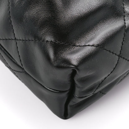 Chanel Shiny Calfskin Quilted Mini Chanel 22 Black 10 of 12