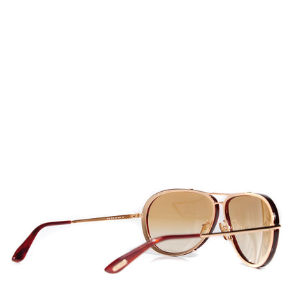 Tom Ford Cyrille Aviator Sunglasses TF109 Rose Gold 3 of 6