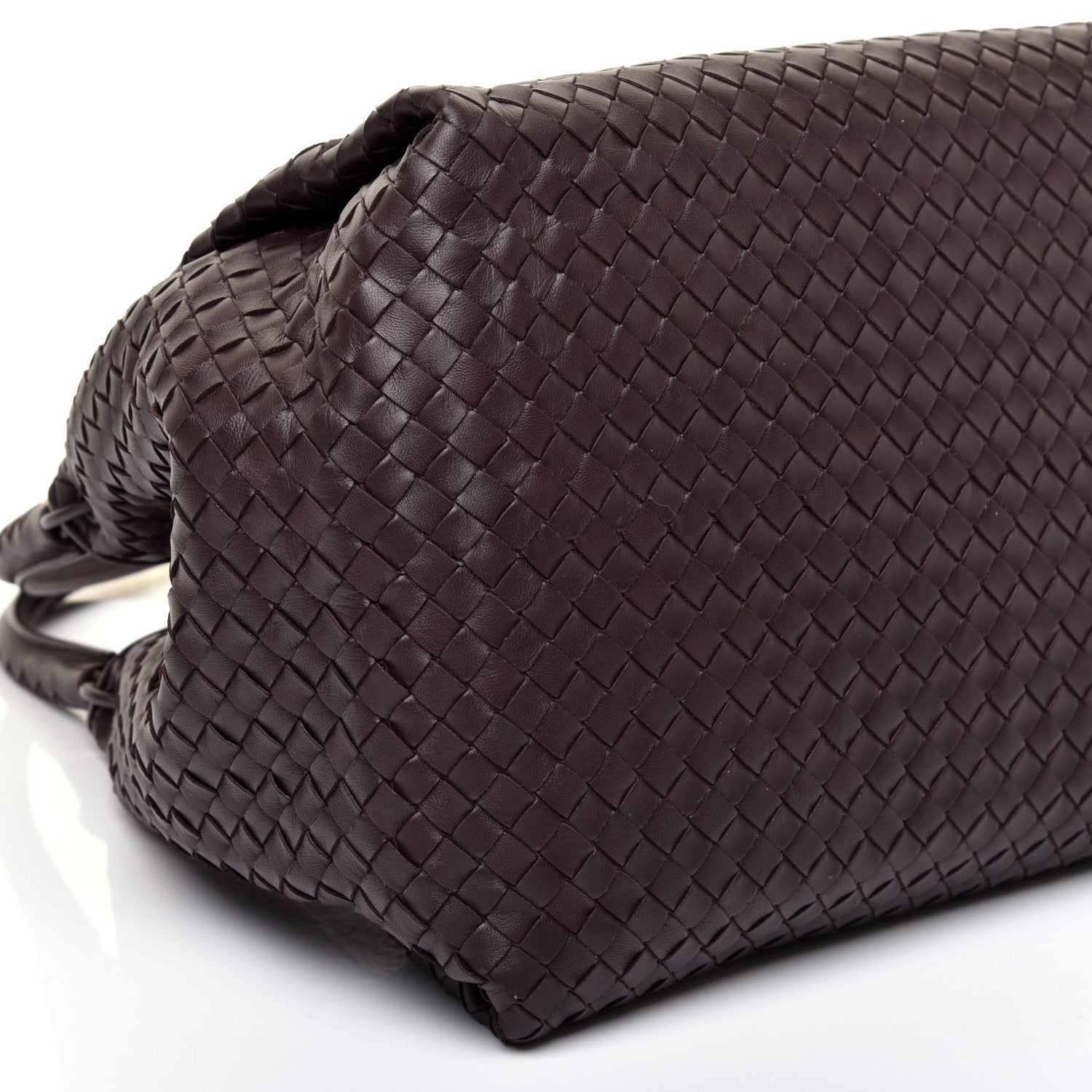 Bottega Veneta Nappa Intrecciato Parachute Bag Ebano 6 of 10