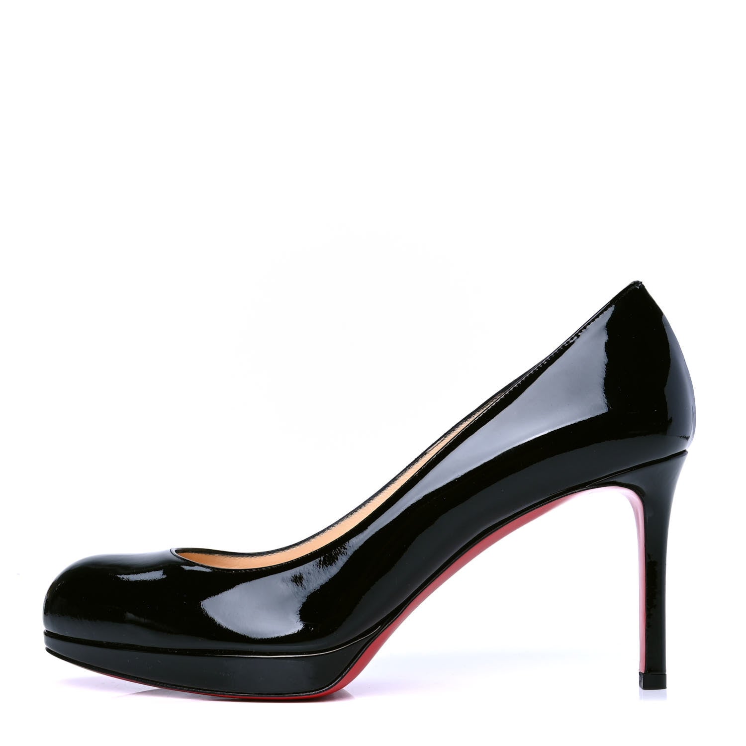 Christian Louboutin Patent New Simple 85 Pumps 38 Black 1 of 5