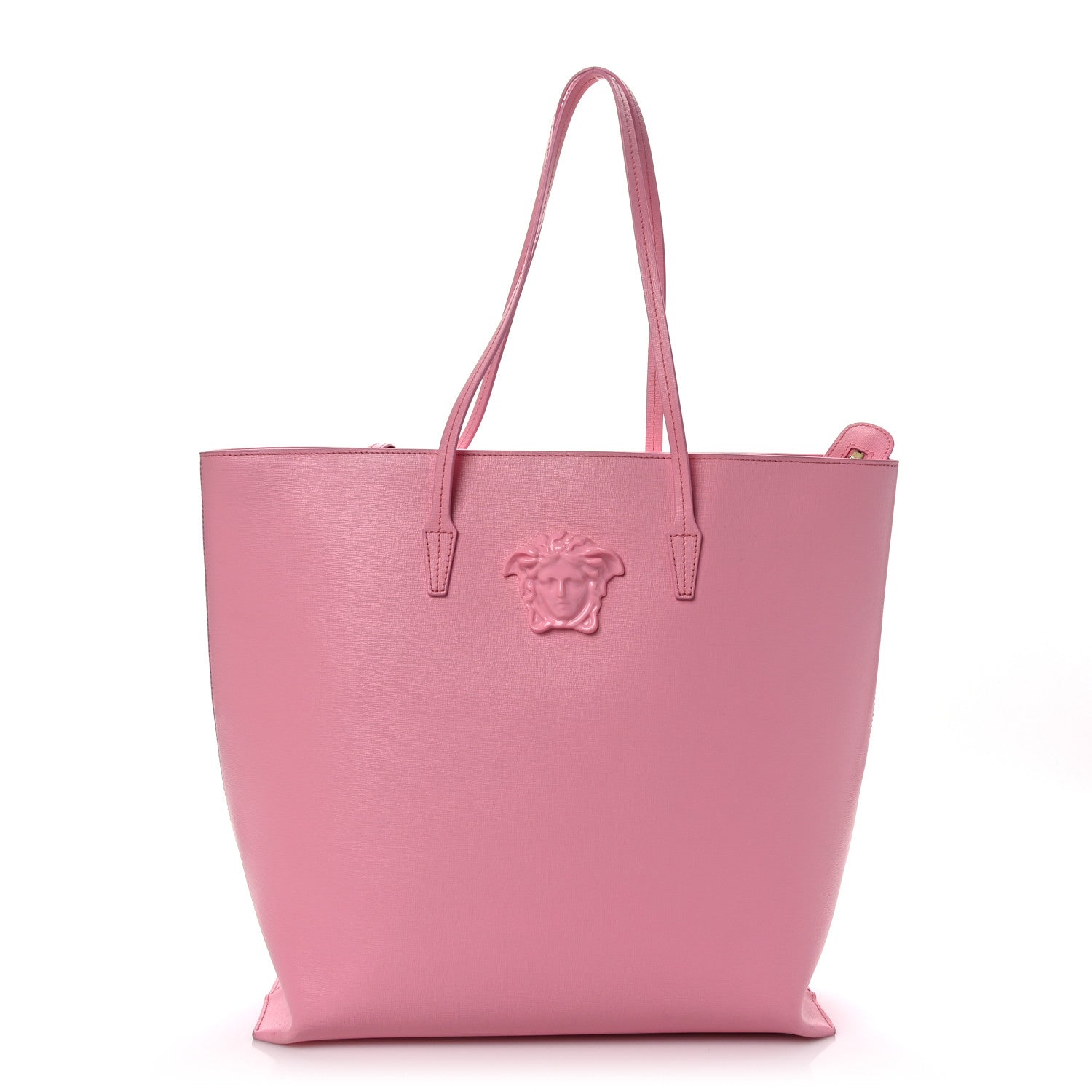 Versace Saffiano Palazzo Medusa Tote Pink 1 of 9