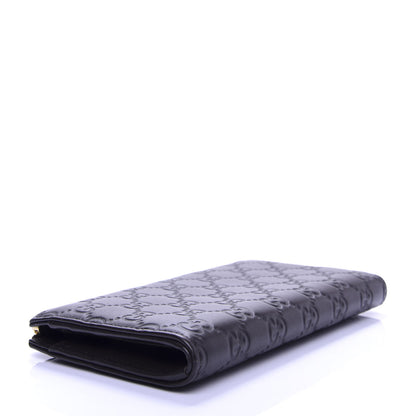 Gucci Guccissima Vitello Tender Donna Long Wallet Testa di Moro 4 of 7