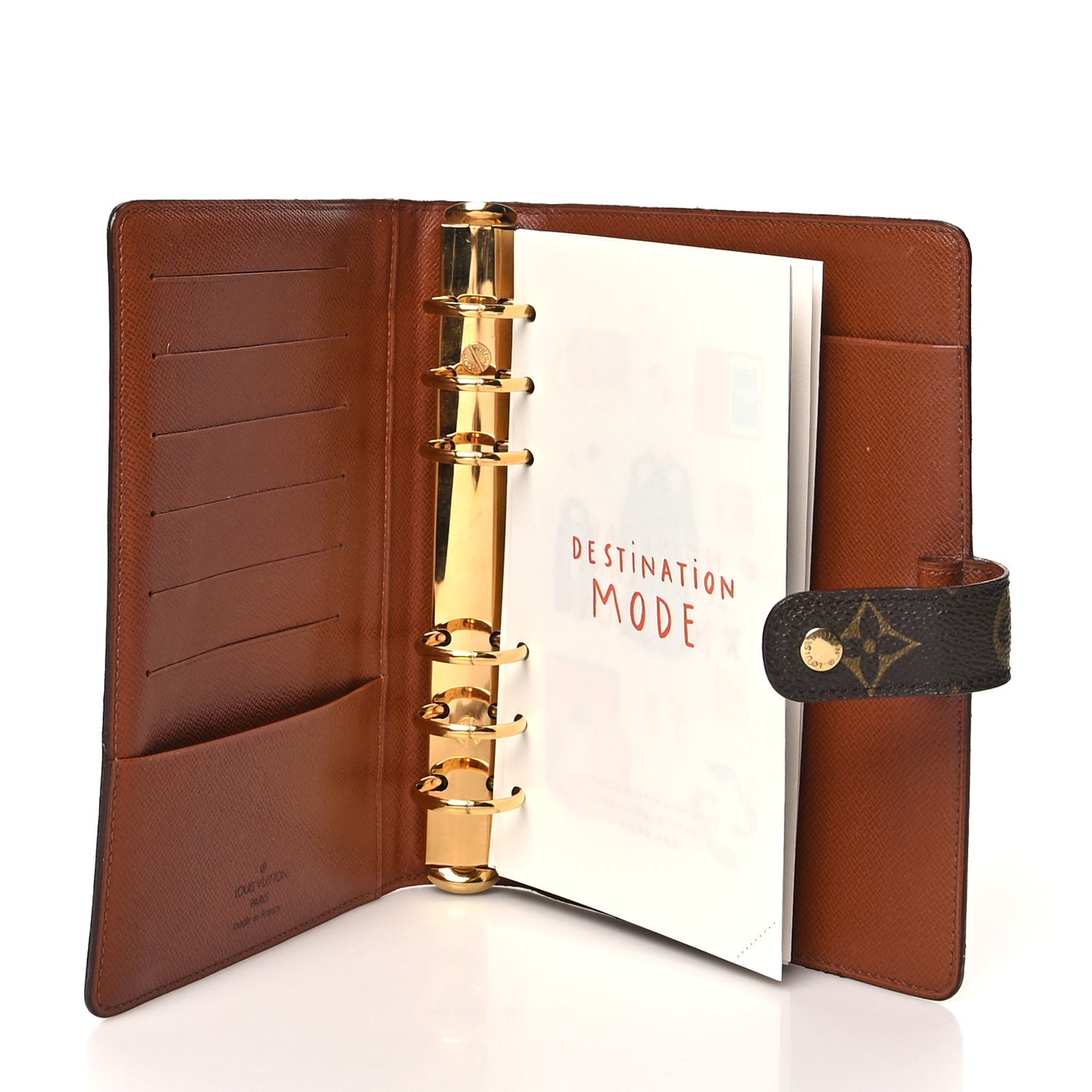 Monogram Medium Ring Agenda Cover