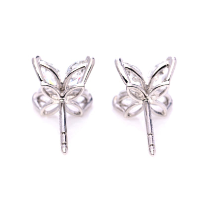 Tiffany Platinum Diamond Large Victoria Earrings 5 of 9