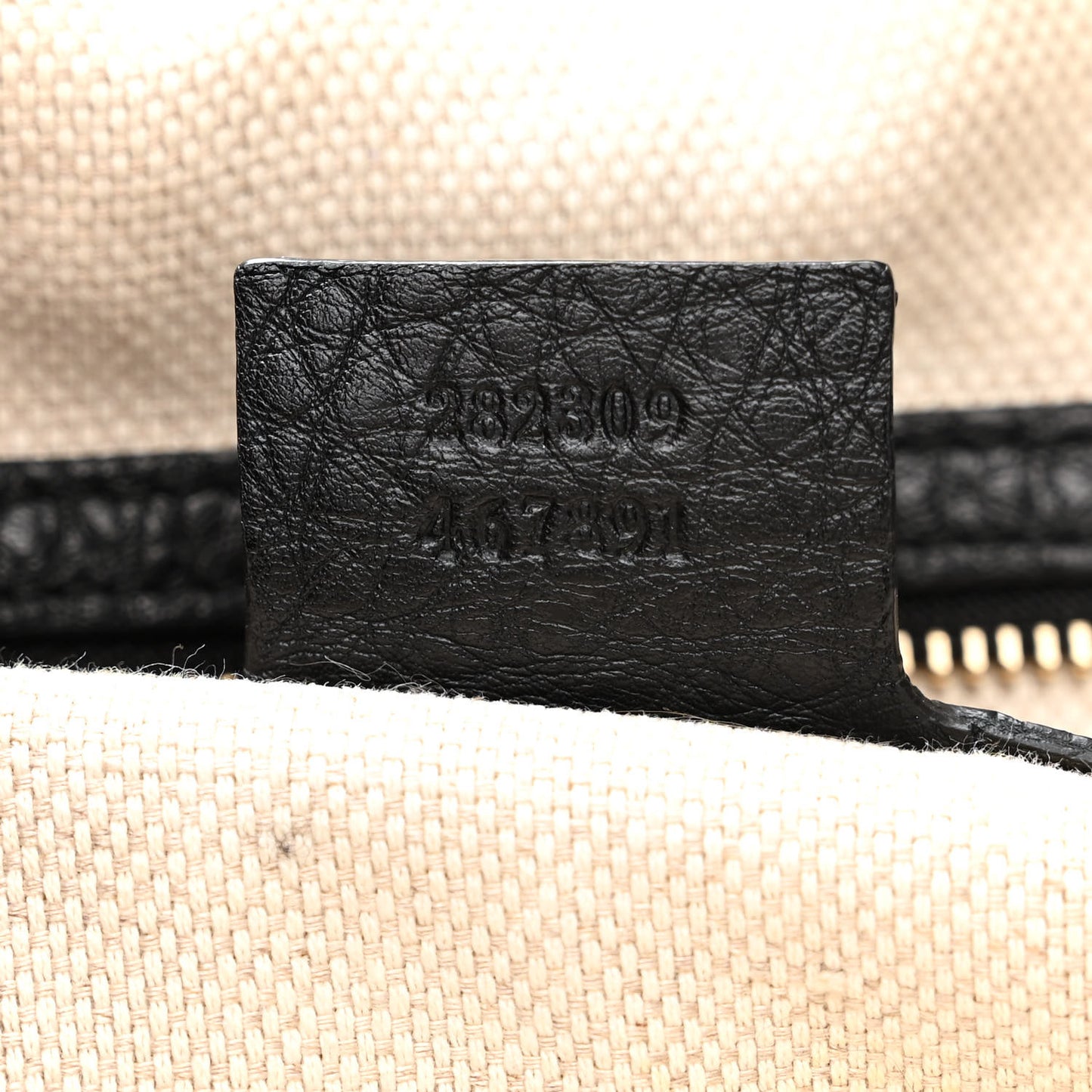 Pebbled Calfskin Medium Soho Shoulder Bag Black