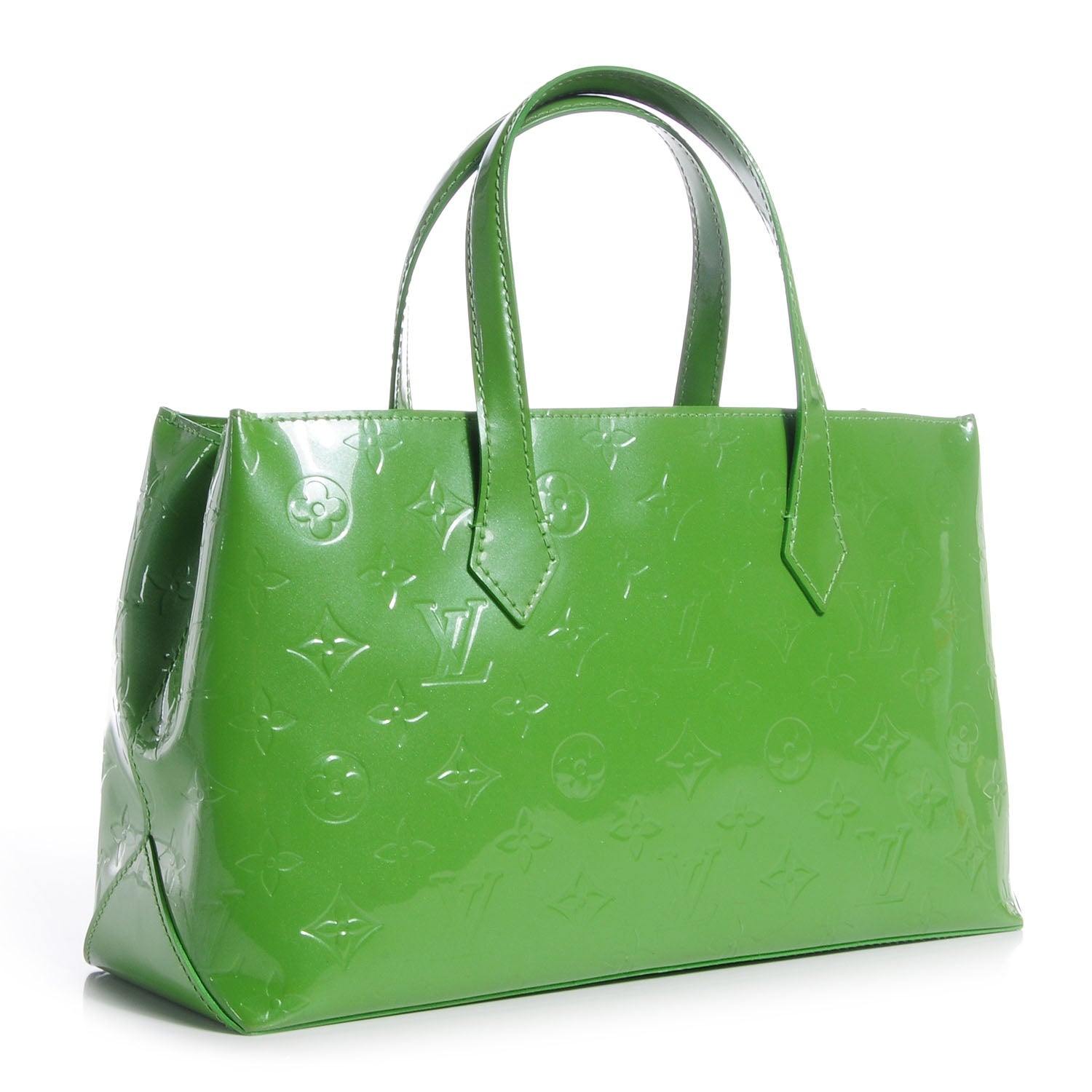 Louis Vuitton Vernis Wilshire PM Vert Tonic 3 of 7