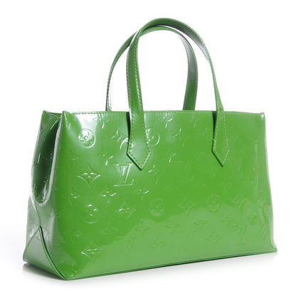 Louis Vuitton Vernis Wilshire PM Vert Tonic 3 of 7