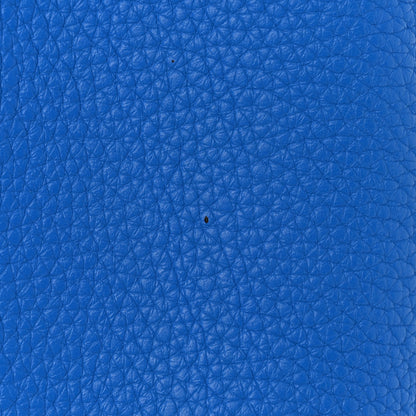 Hermes Taurillon Clemence Double Sens 45 Reversible Tote Bleu Zanzibar Ultraviolet 16 of 17
