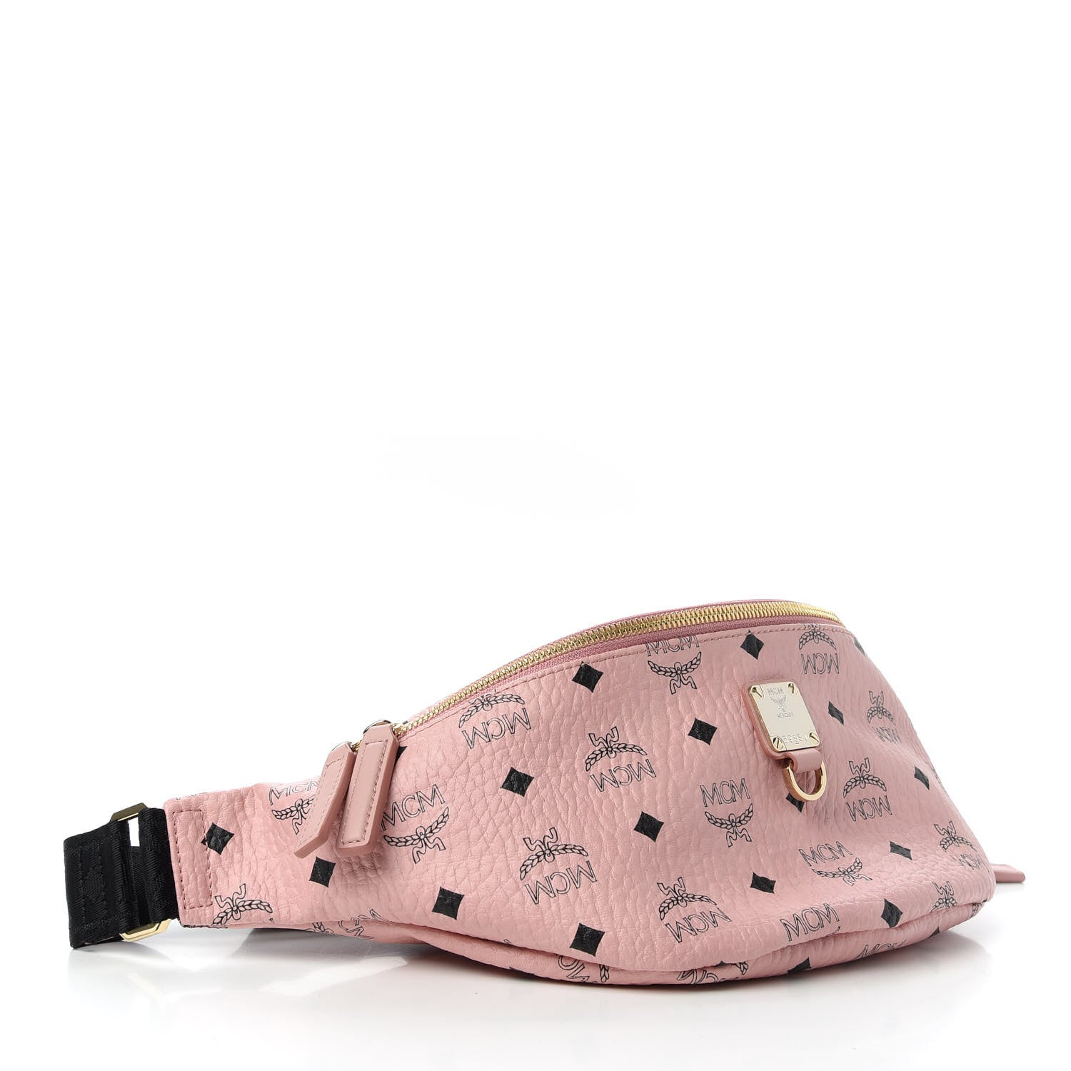MCM Visetos Medium Fursten Belt Bag Pink 4 of 10