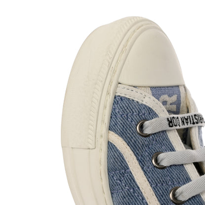 Christian Dior Denim Cannage Walk'N'Dior Low Top Sneakers 36 Dynamic Blue 10 of 10