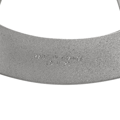 Hermes Palladium Smile 32mm H Belt Buckle Silver 4 of 4