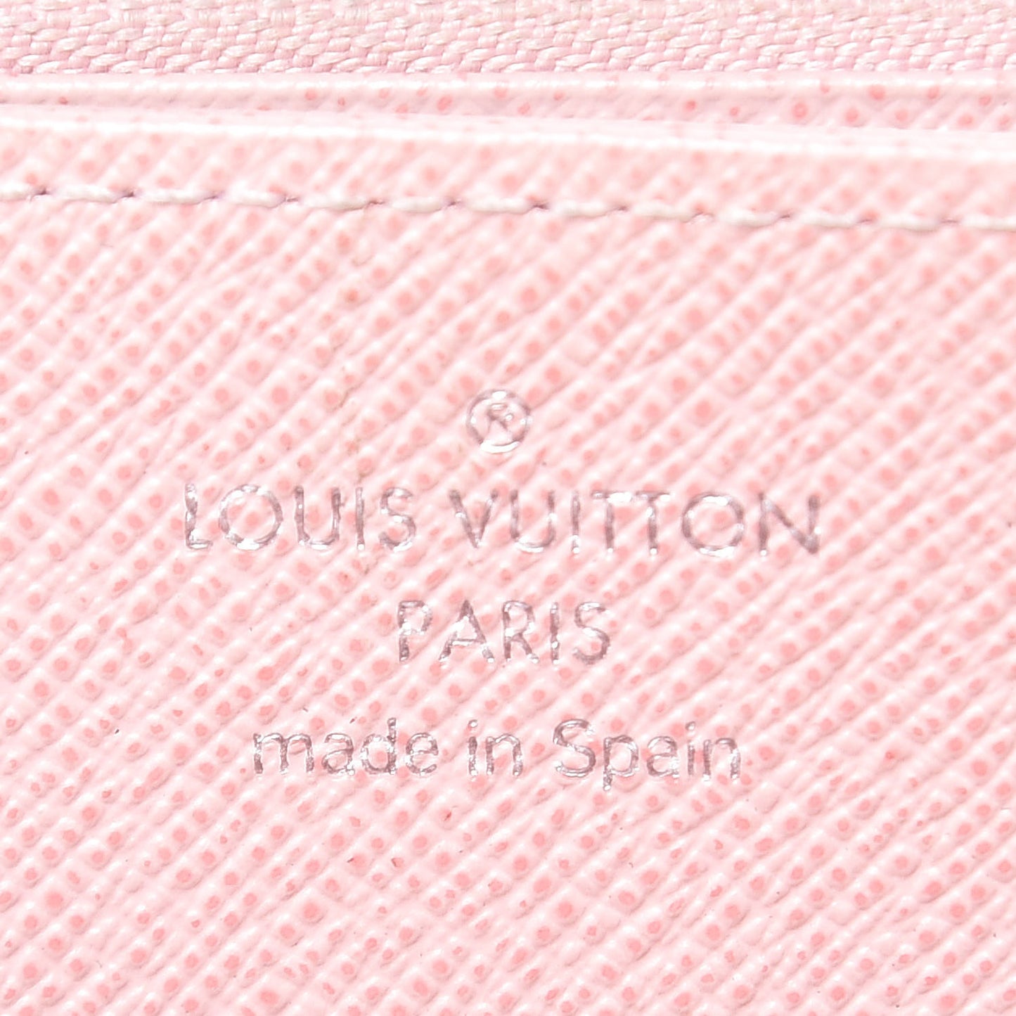 Epi Zippy Wallet Rose Ballerine