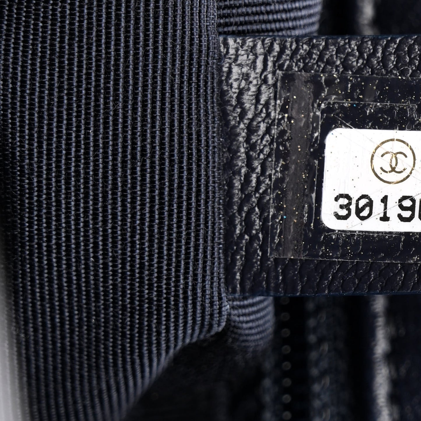 Goatskin Quilted Maxi Chanel 19 Flap Navy Blue