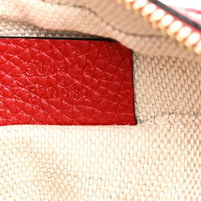 Gucci Pebbled Calfskin Small Soho Disco Bag Tabasco Red 7 of 10