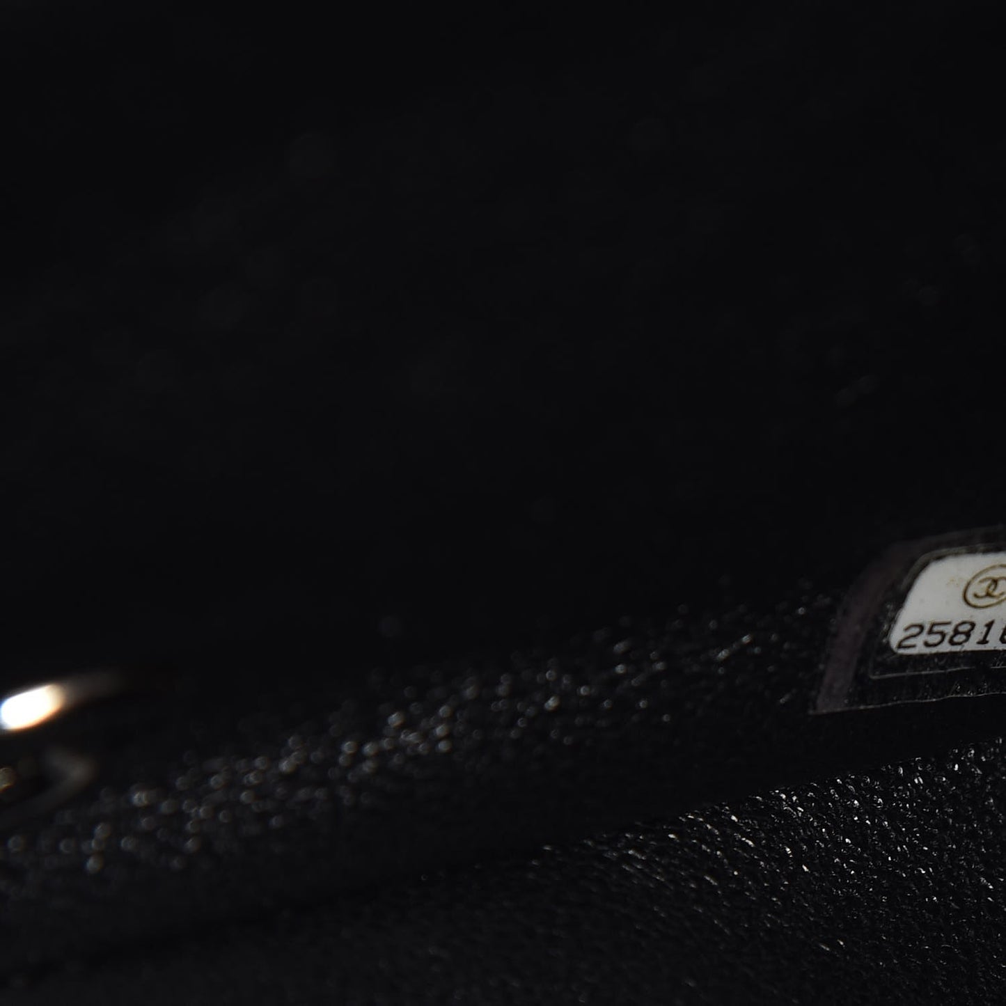 Caviar Quilted Mini Square Flap Black
